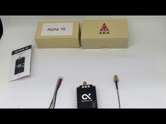 AKK Alpha16 เครื่องส่งสัญญาณวิดีโอไร้สาย 5.8G 16W FPV VTX 96CH สำหรับการส่งภาพโดรน RC