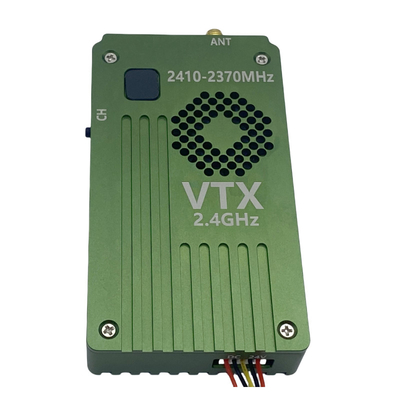 30~40km FPV Drone Video Transmitter 2.4Ghz เครื่องเชื่อมต่อวีดีโอไร้สาย 10W 8CH อุปกรณ์เสริม Drone