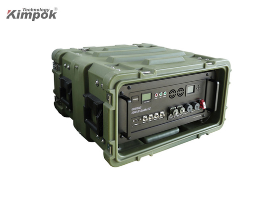 ยุทธวิธีที่มีประสิทธิภาพ เครื่องส่งสัญญาณ IP COFDM ไร้สาย 100W Military