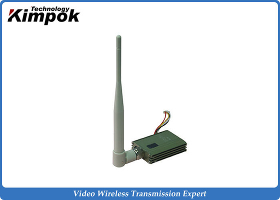 เครื่องส่งสัญญาณวิดีโออะนาล็อก PPV ขนาดเล็ก 1200Mhz สำหรับ Drone Wireless พร้อมกำลังขับ 400mW