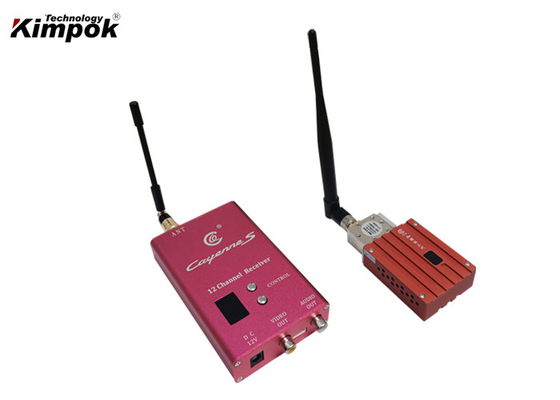 10km LOS Drone Analog Wireless Video Transmitter และตัวรับสัญญาณ 1200MHz