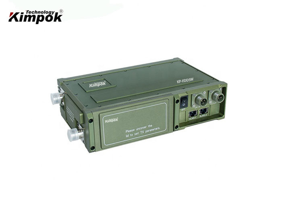 ลิงค์ขึ้นและลง FDD COFDM Transceiver 100km LOS UAV Transmitter