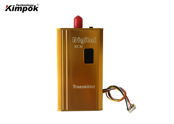 1500Mhz เครื่องส่งวิดีโอไร้สาย FPV แบบ Drones ที่กําหนดเอง พร้อม 8 ช่อง