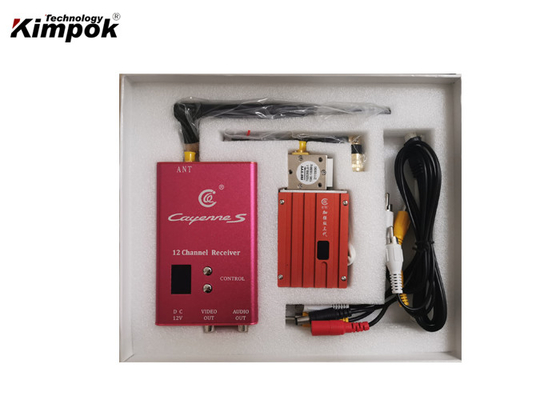 ระยะทางไกล 40 กม. LOS FPV Video Link พร้อมช่อง 8 และพลังงานส่ง 8 วัตต์
