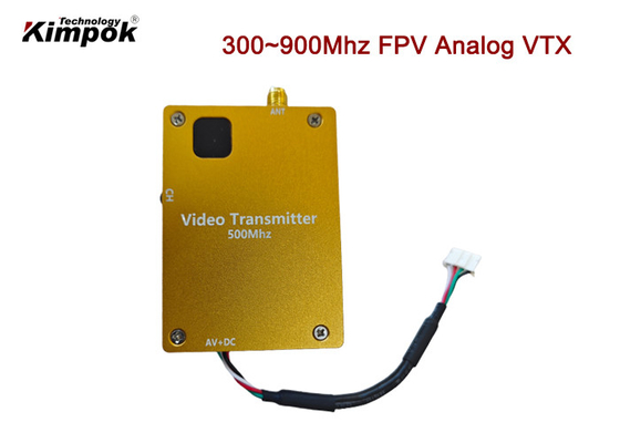 900Mhz UAV Video Transmitter FM การปรับเปลี่ยน 8 ช่องทาง การถ่ายทอดไร้สาย
