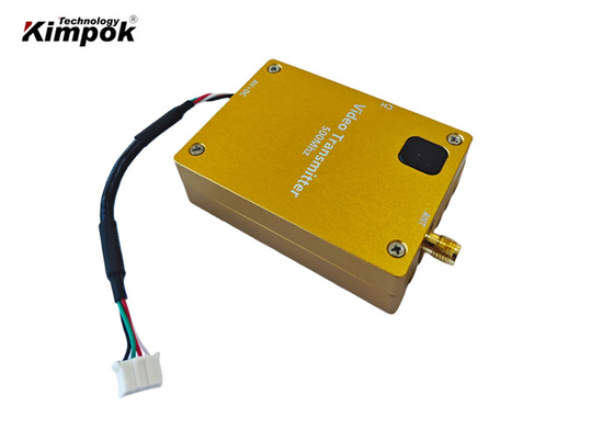 900Mhz UAV Video Transmitter FM การปรับเปลี่ยน 8 ช่องทาง การถ่ายทอดไร้สาย