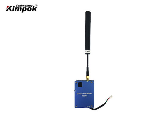 UAV Video Transmitter Receiver Kit 3.3Ghz 8CHs VTX VRX สําหรับการแข่งขัน FPV ระยะไกล