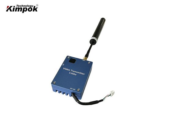 UAV Video Transmitter Receiver Kit 3.3Ghz 8CHs VTX VRX สําหรับการแข่งขัน FPV ระยะไกล