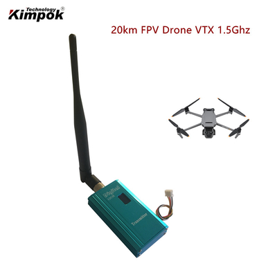 1.5G 1.5W เครื่องรับวิดีโอ สัญญาณอนาล็อก เครื่องส่งไร้สายและเครื่องรับ VRX สําหรับ Drones FPV