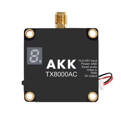 AKK 8W 5.8G การส่งสัญญาณวิดีโอแบบ Ultra 5.8Ghz โดรน Video Transmitter 8W VTX 96CH