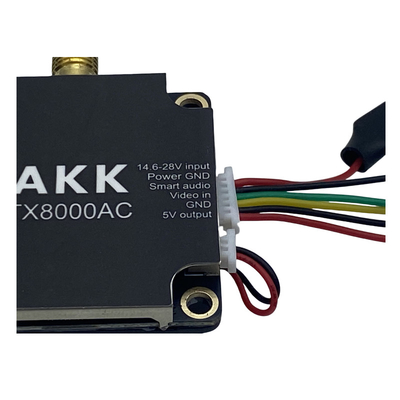 AKK 8W 5.8G การส่งสัญญาณวิดีโอแบบ Ultra 5.8Ghz โดรน Video Transmitter 8W VTX 96CH