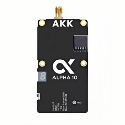 AKK 5.8G 10W VTX Alpha10 เครื่องส่งสัญญาณวิดีโอ รองรับ Smart Audio พร้อม 80 ช่อง อุปกรณ์เสริมโดรน RC
