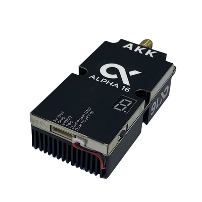 AKK Alpha16 เครื่องส่งสัญญาณวิดีโอไร้สาย 5.8G 16W FPV VTX 96CH สำหรับการส่งภาพโดรน RC