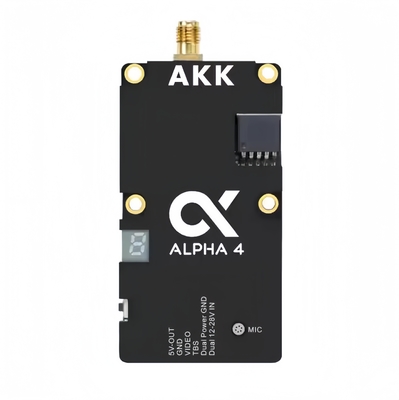 เครื่องส่งวิดีโอ Drone AKK Alpha4 VTX 5.8G FPV 4W 8CH Ultra Long Range Video Sender