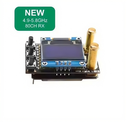 AKK Diversity RX 4.9G to5.8G FPV VRX เครื่องรับวิดีโอไร้สาย 80CH สําหรับ RC FPV แรคซิ่ง Drones