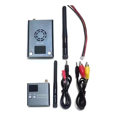 5.8Ghz 5W Drone Video Transmitter and Receiver 5.8G VTX VRX Ultra RC FPV การส่งวีดีโอ