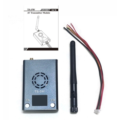 เครื่องส่งและรับสัญญาณวิดีโอ UAV 5.8G 5W การส่งสัญญาณเสียงและวิดีโอ 5.8Ghz สำหรับโดรน FPV VTX
