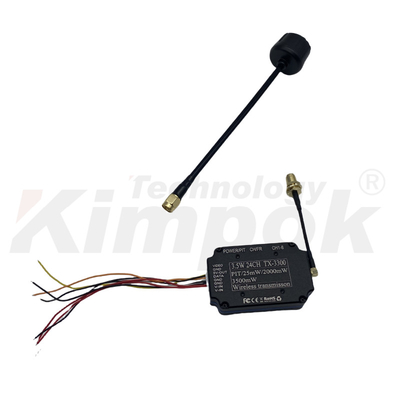 3.3G 3.5W FPV UAV Video Transmitter 3.3Ghz VTX พร้อม IRC 24CH 25mW/2000mW/3500mW โมดูล FPV VTX