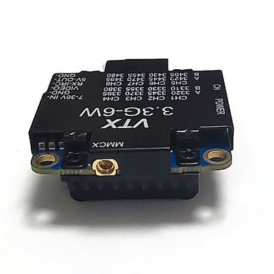 3.3Ghz 6W เครื่องส่งเสียงวีดีโอไร้สาย 3.3G UAV FPV VTX การส่งวีดีโอสําหรับ RC Drone
