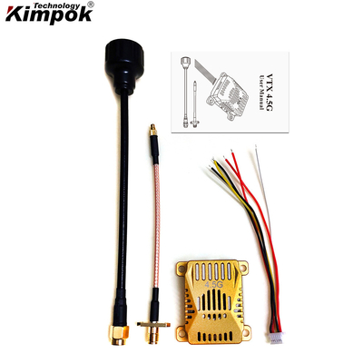 4.5Ghz 2.5W 20km FPV VTX 4.5G เครื่องส่งวิดีโอไร้สาย UAV VTX การส่งภาพสําหรับ RC Drone