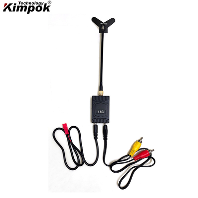 1.6G FPV VRX 1.6Ghz Analog Wireless UAV Video Transmitter สําหรับการส่งภาพระยะไกลของ Drone