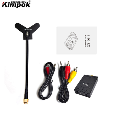 1.6G FPV VRX 1.6Ghz Analog Wireless UAV Video Transmitter สําหรับการส่งภาพระยะไกลของ Drone