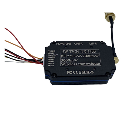 1.2G 1.3Ghz 5W Drone ไร้สาย VTX VRX 32CH 7-36V DC FPV เครื่องรับส่งวิดีโอ
