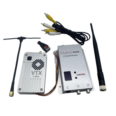 เครื่องส่งและรับสัญญาณวิดีโอไร้สาย 1.2G 5W 1.2Ghz FPV VTX VRX สำหรับ RC Racing Drone VTX