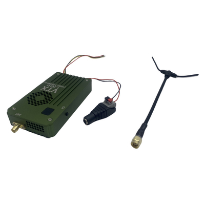 เครื่องส่งสัญญาณและรับสัญญาณวิดีโอโดรน 1.2GHz 8W 1.2G FPV VTX VRX ส่งสัญญาณระยะไกล