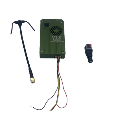 เครื่องส่งสัญญาณและรับสัญญาณวิดีโอโดรน 1.2GHz 8W 1.2G FPV VTX VRX ส่งสัญญาณระยะไกล