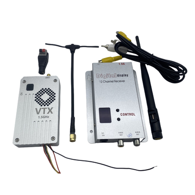เครื่องส่งและรับสัญญาณวิดีโอไร้สาย FPV 1.5G 5W ระยะไกล 20 กม. VTX VRX RC Racing