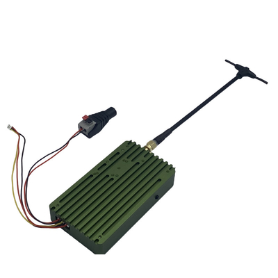 30~40km FPV Drone Video Transmitter 2.4Ghz เครื่องเชื่อมต่อวีดีโอไร้สาย 10W 8CH อุปกรณ์เสริม Drone