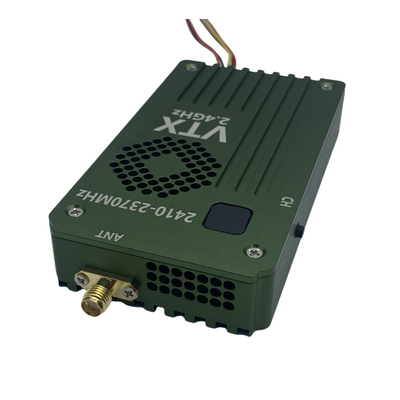 30~40km FPV Drone Video Transmitter 2.4Ghz เครื่องเชื่อมต่อวีดีโอไร้สาย 10W 8CH อุปกรณ์เสริม Drone