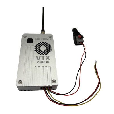 2.4G 2W FPV / เครื่องส่งวิดีโอ Drone สําหรับ RC Drone ระยะยาว LOS Transmission 8CH