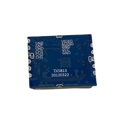 โมดูลส่งสัญญาณวิดีโอไร้สาย 5.8G สำหรับชิ้นส่วนโดรนแข่ง FPV 5813 VTX 96CH