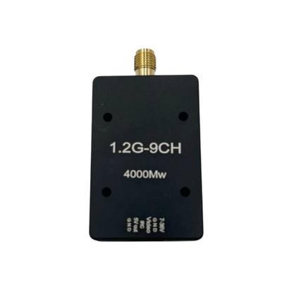 1.2Ghz 4W UAV Video Transmitter FM การปรับปรุง 9 ช่องทาง VTX การถ่ายทอดไร้สายที่มั่นคง