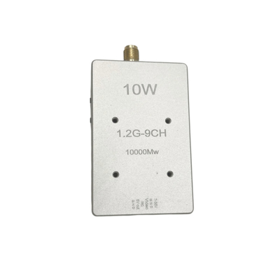 40 กิโลเมตร ระยะไกลไร้สาย VTX 1.2Ghz 10W UAV เครื่องส่งวิดีโอ FPV VTX Video Link 9CH