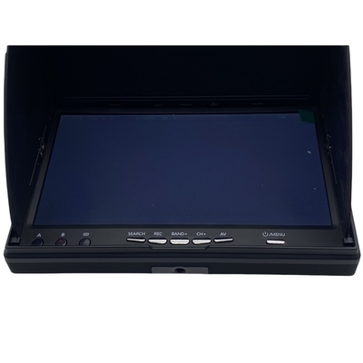 5.8G FPV Monitor พร้อม 40CH DVR 4.3 นิ้ว 16:9 LCD Display NTSC/PAL การค้นหาอัตโนมัติการบันทึกวิดีโอสําหรับ RC FPV Multicopter