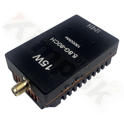 5.8G FPV VTX 15W RF Power 80CH Wireless Video Transmitter Video Link Ultra RC Drone Parts