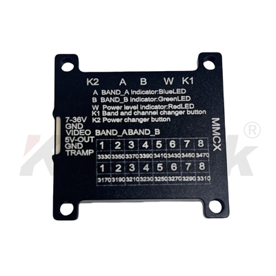 เครื่องส่งสัญญาณวิดีโอไร้สาย FPV 3.3Ghz 4W 16CH สำหรับอุปกรณ์เสริมโดรนแข่ง FPV รองรับ IRC
