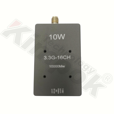 3.3G 10W Drone Video Transmitter 3.3Ghz FPV เครื่องส่งวิดีโอไร้สาย VTX สําหรับเครื่องส่งวิดีโอระยะไกล