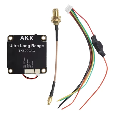 เครื่องส่งสัญญาณวิดีโอ UAV AKK 5W FPV VTX 96CH รองรับ Smart Audio Video Link
