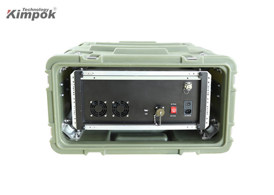 ยุทธวิธีที่มีประสิทธิภาพ เครื่องส่งสัญญาณ IP COFDM ไร้สาย 100W Military