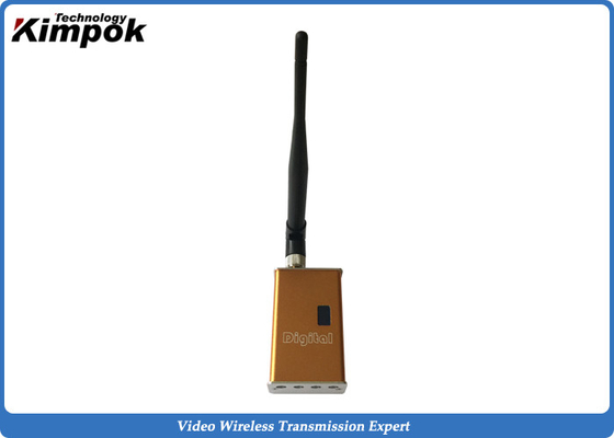 7000mW Drone Video Transmitter, DC 12V เครื่องส่งสัญญาณไร้สายแบบแอนะล็อก 4 CHs