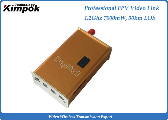 เครื่องส่งสัญญาณ FPV ระยะไกล LOS, เครื่องส่งสัญญาณอนาล็อกแบบไร้สาย 6000mW 1.2Ghz