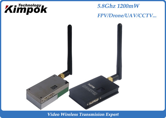 เครื่องส่งสัญญาณวิดีโอแอนะล็อก 1200mW 5.8Ghz, เครื่องส่งสัญญาณวิดีโอ CCTV แบบไร้สาย HDMI