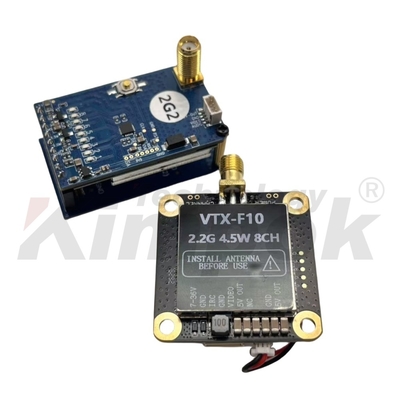 เครื่องส่งวิดีโอ FPV 2.2G 4.5W UAV VTX Drone Accessories Drone ระยะไกล VTX VRX